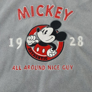 Disney Mickey Mouse Unisex Large Gray Sweater